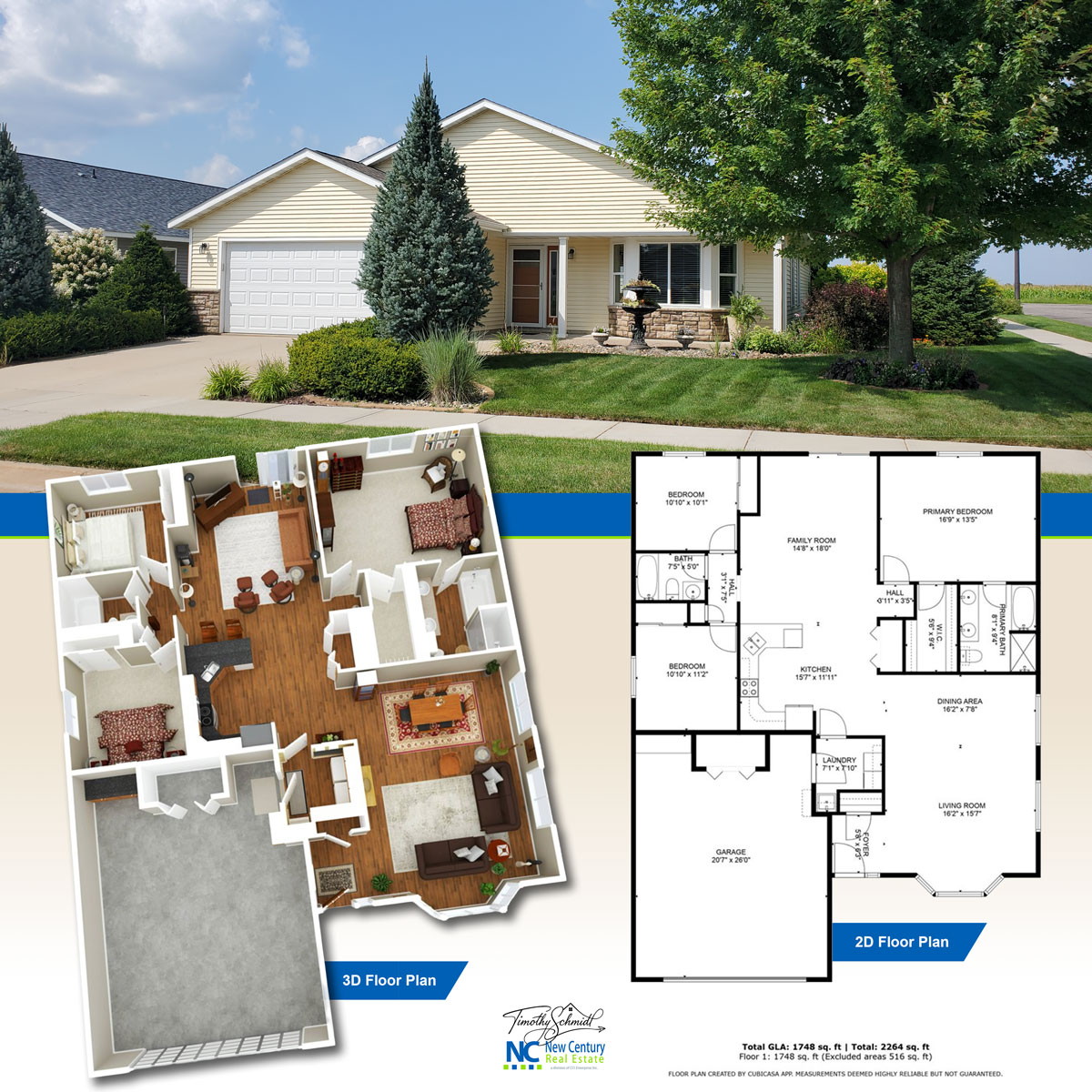 Listing Example with Floor Plans
