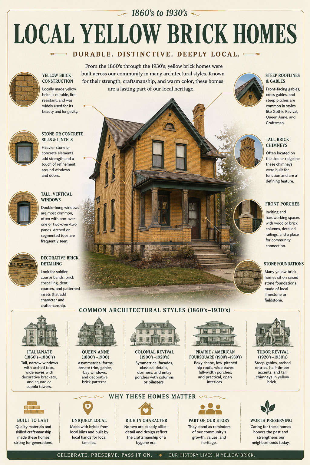 Local Yellow Brick Homes