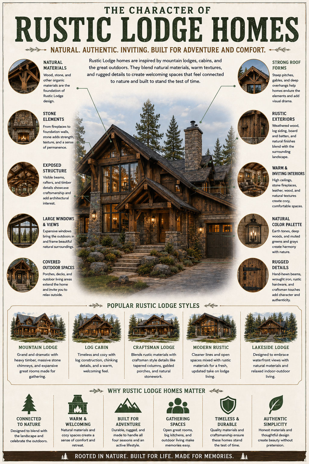 Rustic Lodge Homes